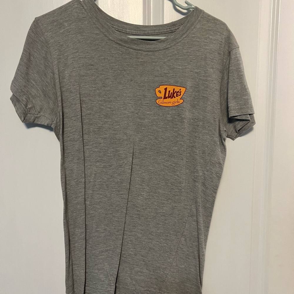 Gray T-Shirt with Luke’s Diner Logo